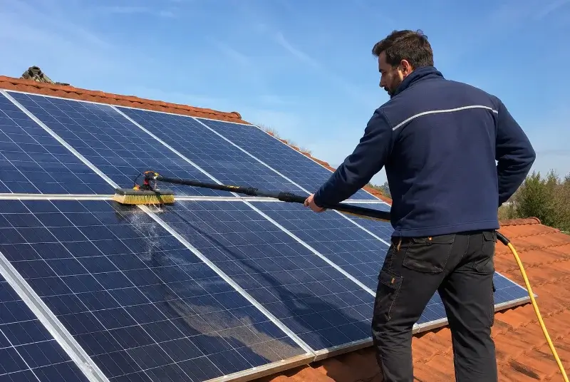 Nettoyage et entretien de panneaux solaires à Roz-sur-Couesnon